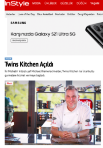InStyle Turkey - Twins Kitchen acildi